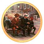 A Piece Of The Action collector plate by Susie Morton