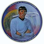 Mr. Spock collector plate by Susie Morton