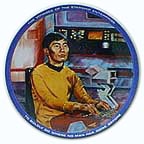Sulu collector plate by Susie Morton