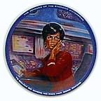 Uhura collector plate by Susie Morton