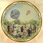 Balloon Race collector plate by Rusty Money