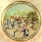 Children's Carousel collector plate by Rusty Money