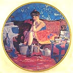 Silver Dollar Sal collector plate by Donald 