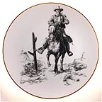 John Wayne collector plate by Clarence Thorpe