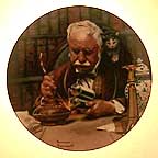 The Tinkerer collector plate by Norman Rockwell