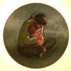 Yesterday, Today And Tomorrow collector plate by Irene Spencer