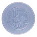 In God We Trust - Blue collector plate