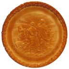 Lafayette With Washington At Valley Forge - Brown collector plate