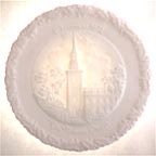 The Nation's Church - White Satin collector plate