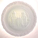 San Xavier del Bac - White Satin collector plate