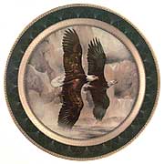 Wings Of Freedom collector plate by Mario Fernandez