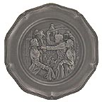 Capture Of Fort Ticonderoga collector plate by Dean Fausett