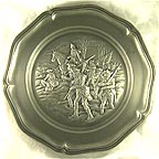 Winter At Valley Forge - 1777 collector plate by Isa Barnett