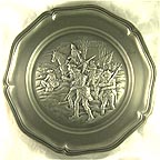 Winter At Valley Forge - 1777 collector plate by Isa Barnett