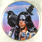 Spirit of the Black Crow collector plate by Gary Ampel