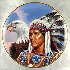 Spirit of the Great Eagle collector plate by Gary Ampel