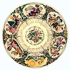 Children Celebrating Victorian Months collector plate by Kate Lloyd Jones