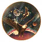 Protector Of The Solar Flames collector plate by Edward J. Moret