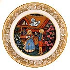 Hansel And Gretel collector plate by Carol Lawson
