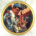 The Legendary Babe Ruth collector plate by James Auckland