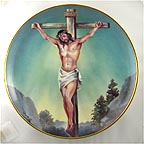 The Crucifixion collector plate by Antonio Barzoni