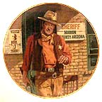 John Wayne, American Legend collector plate by Robert Tanenbaum