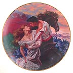 Passion's Embrace collector plate by Max Abraham