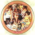 Purr-Fection collector plate by David Willardson