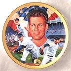 Whitey Ford - The Greatest Pitcher collector plate by James Auckland