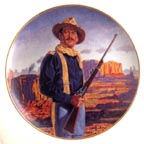 John Wayne, Hero Of The West collector plate by Robert Tanenbaum