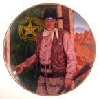 Long Arm Of The Law collector plate by Robert Tanenbaum