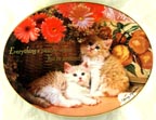 Everything's Peachy collector plate by Nancy Matthews