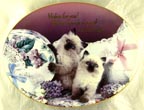 Friends Through And Through collector plate by Nancy Matthews