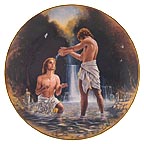The Baptism collector plate