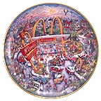 Golden Moments collector plate by Bill Bell