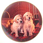 Fireside Friends collector plate by Don Scarlett