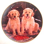 Get Along, Little Doggies collector plate by Don Scarlett