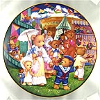 Teddy Bear Fair collector plate by Carol Lawson