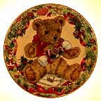 Teddy's First Christmas collector plate by Sarah Bengry