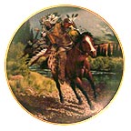 Charging Warrior collector plate by Tom Beecham