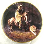 Spirit Of The Timber Mist collector plate by Hermon Adams