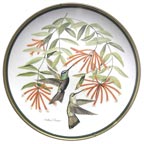 Rivoli's Hummingbird collector plate by Arthur Singer