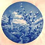 Pussywillow collector plate