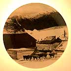 The Kuerner Farm collector plate by Andrew Wyeth