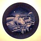 Doves collector plate