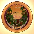 Garden Of Eden collector plate by F. F. Long
