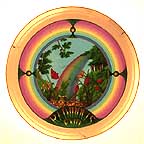 Rainbow's End collector plate by F. F. Long