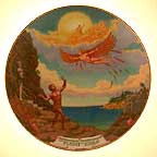 The Flight Of Icarus collector plate by August Frank