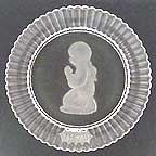 Praying Girl collector plate