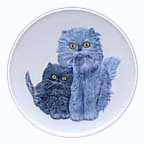 Cats collector plate by Gerhard Bochmann